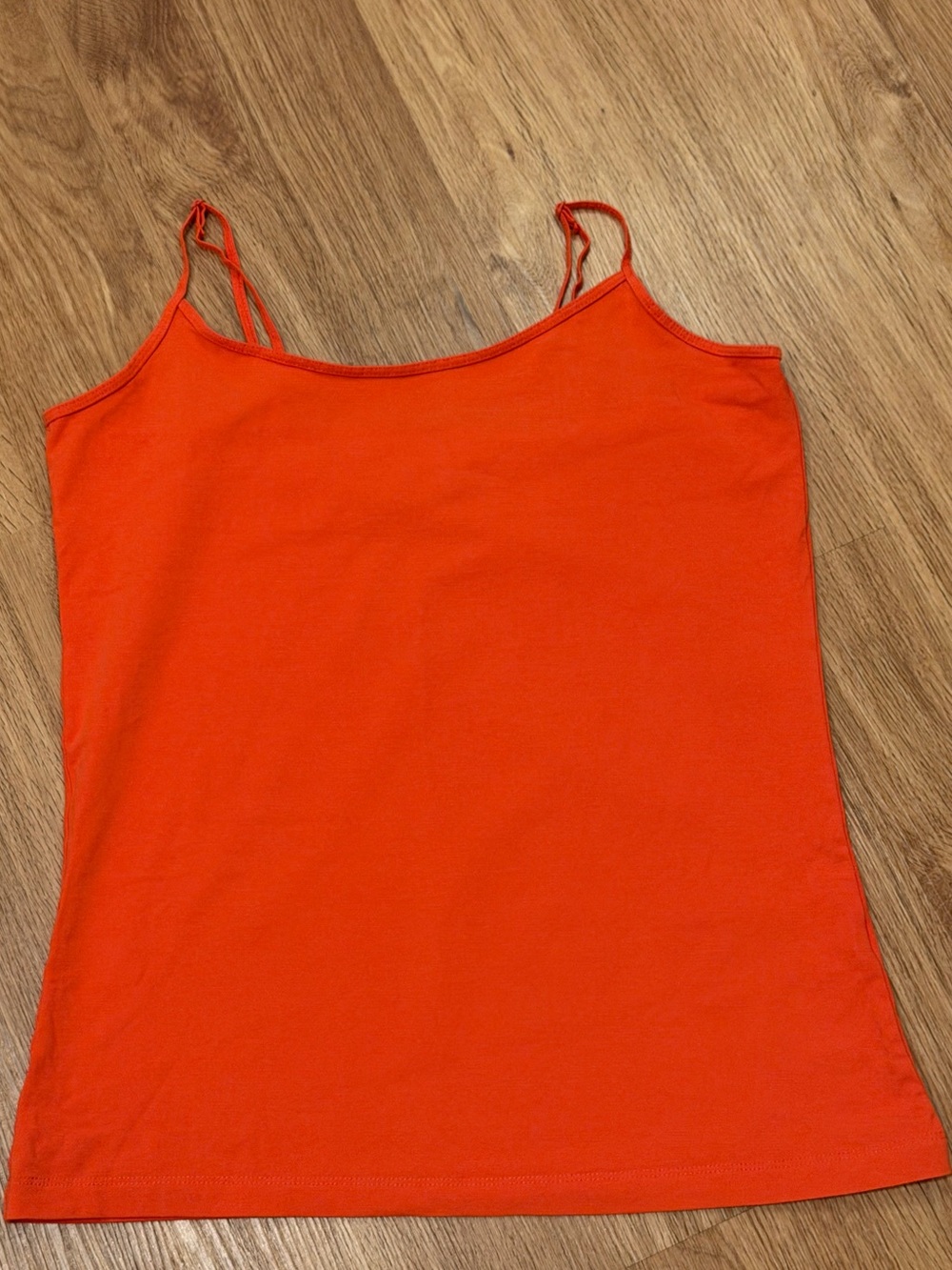 🟡3 for $15🟡Halogen Bright Orange Slim-Strap Camisole